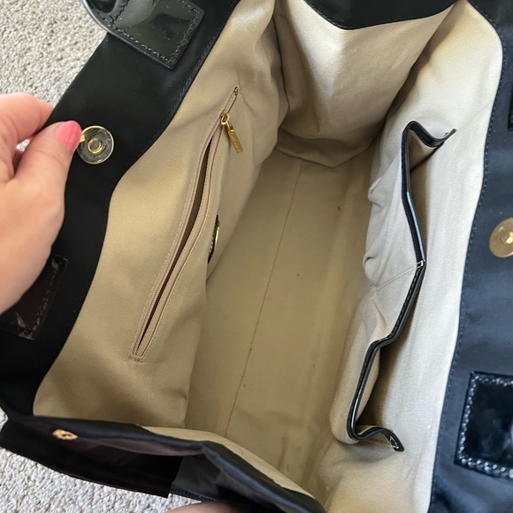 TORY BURCH ELLA PATENT TOTE BAG - Picture 3 of 4